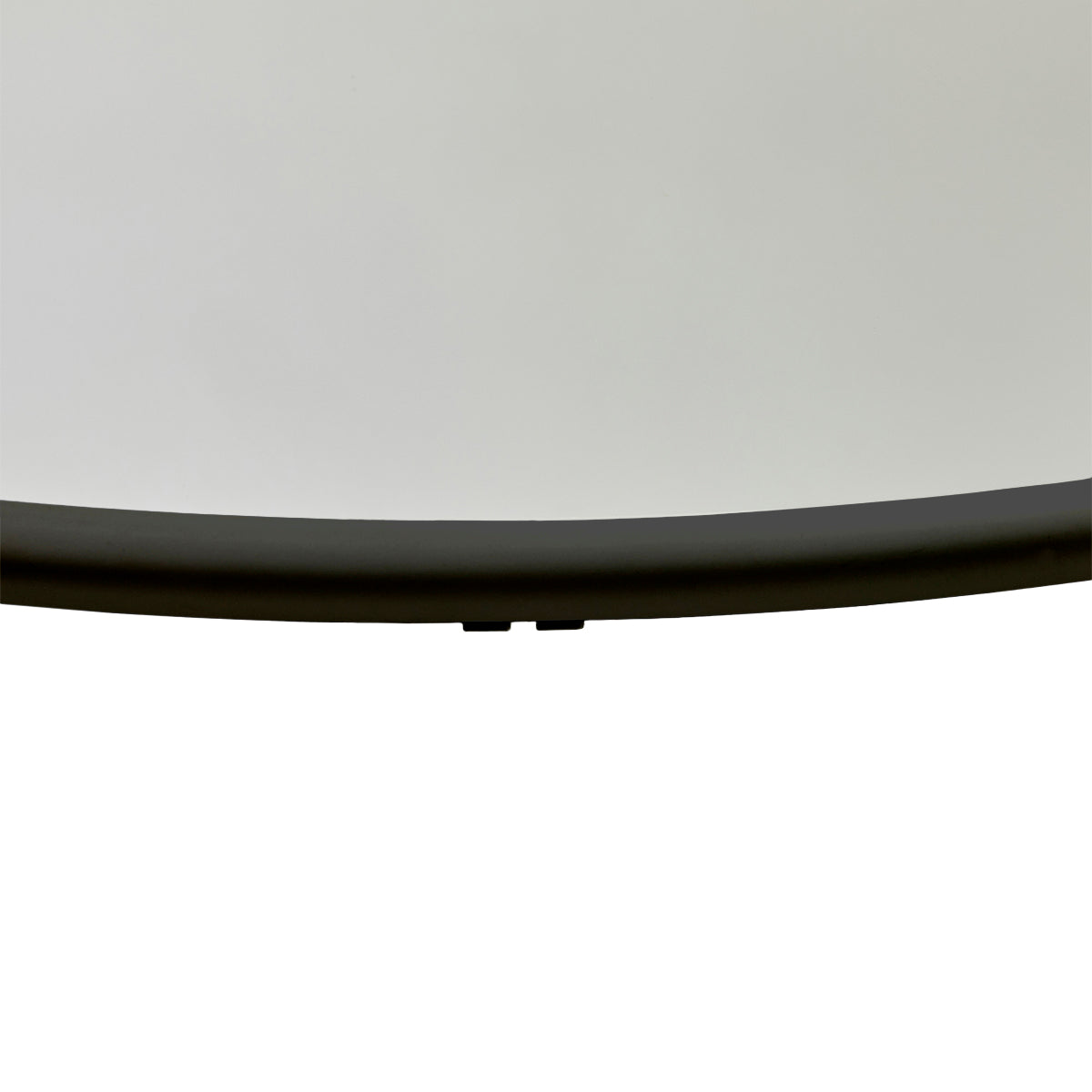 BLOOM frisørspejl sort Ø100cm m/LED og ramme