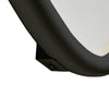 BLOOM frisørspejl sort Ø100cm m/LED og ramme