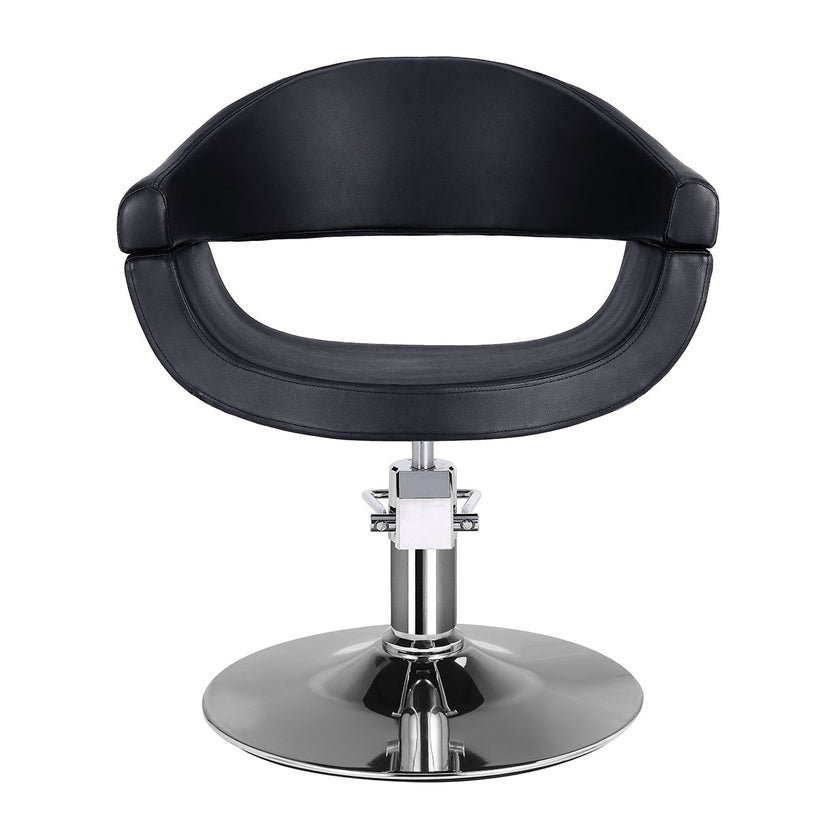 BERTIE barber chair black w/round base
