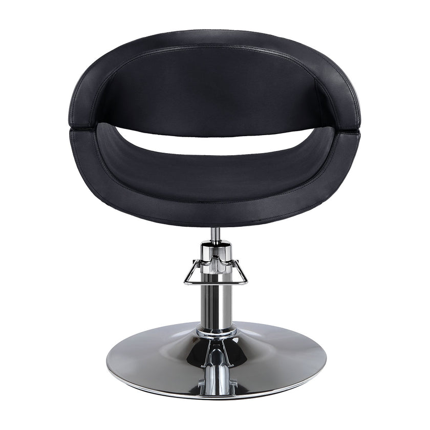 BERTIE barber chair black w/round base
