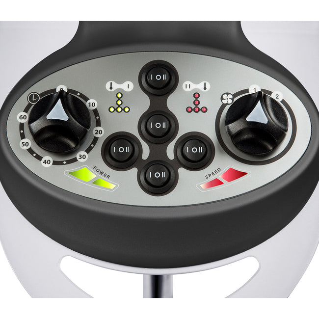 BLACK SPACE thermostimulator analog gulvmodel
2 hastigheder, 4 ben
