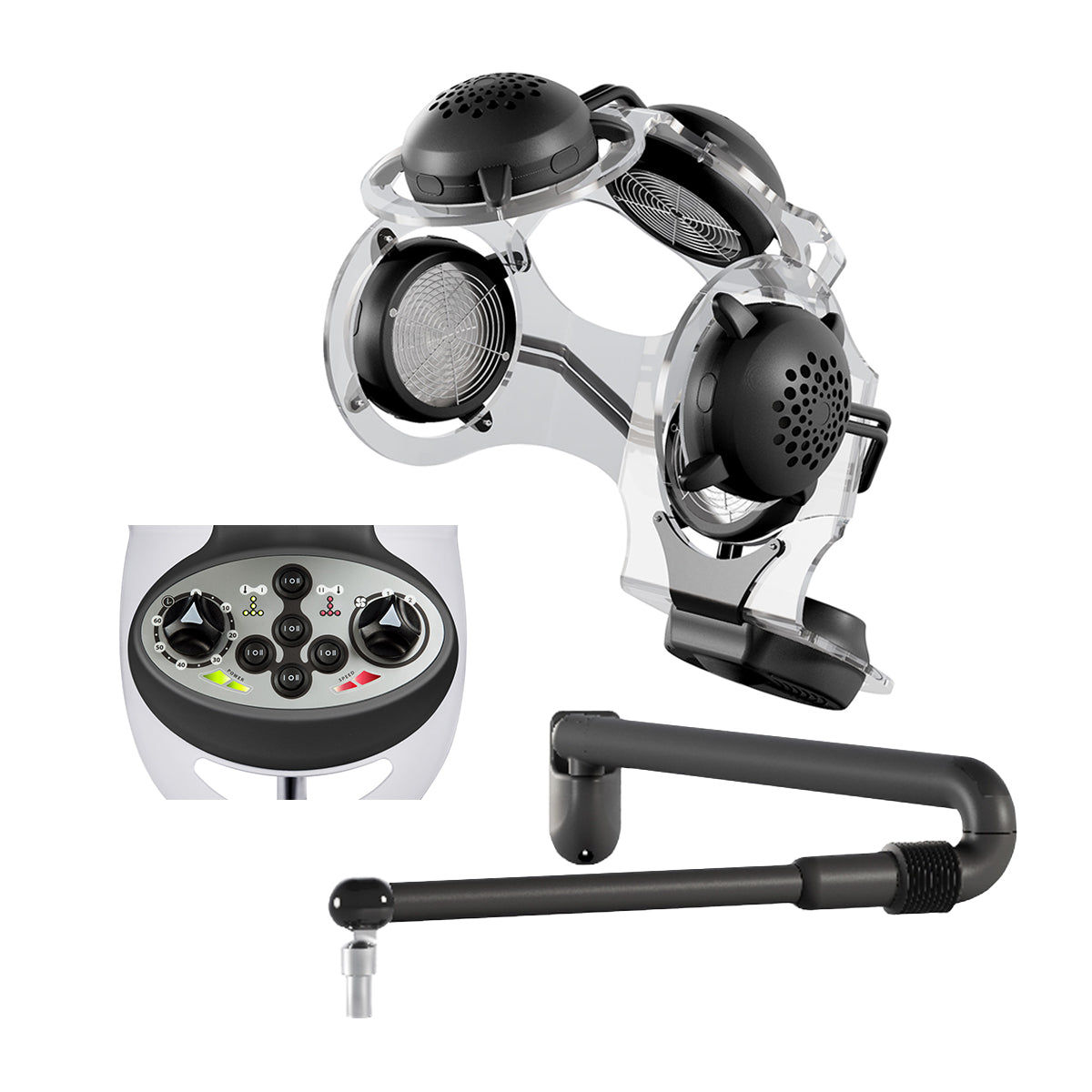 BLACK SPACE thermostimulator analog vægmodel
2 hastigheder