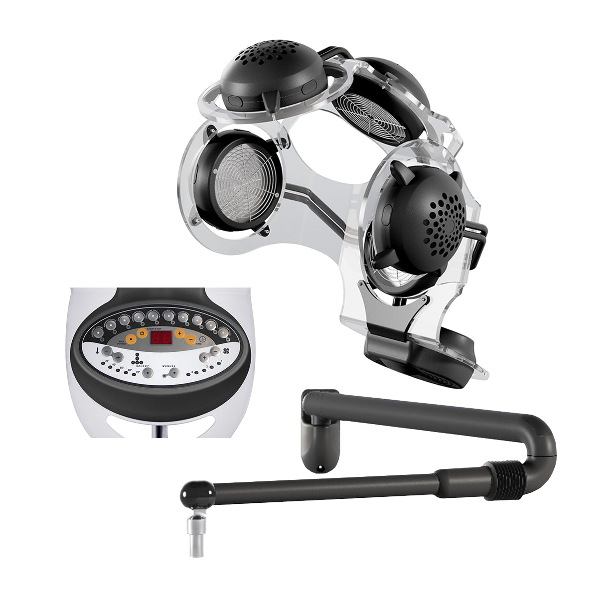 BLACK SPACE thermostimulator digital vægmodel
3 hastigheder