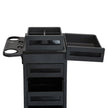 CHARIOT 216 BLACK rullebord m/5 lukkede skuffer
