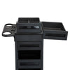 CHARIOT 216 BLACK rullebord m/5 lukkede skuffer