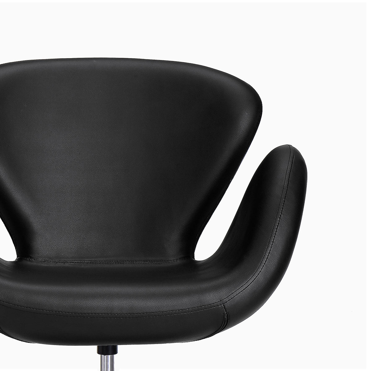 CHLOE hairdressing chair w/black round base BL