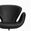 CHLOE hairdressing chair w/black round base BL