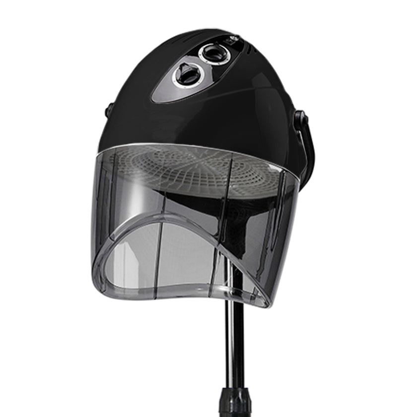 DUFFY drying helmet black floor model
 2 speeds, 4 legs