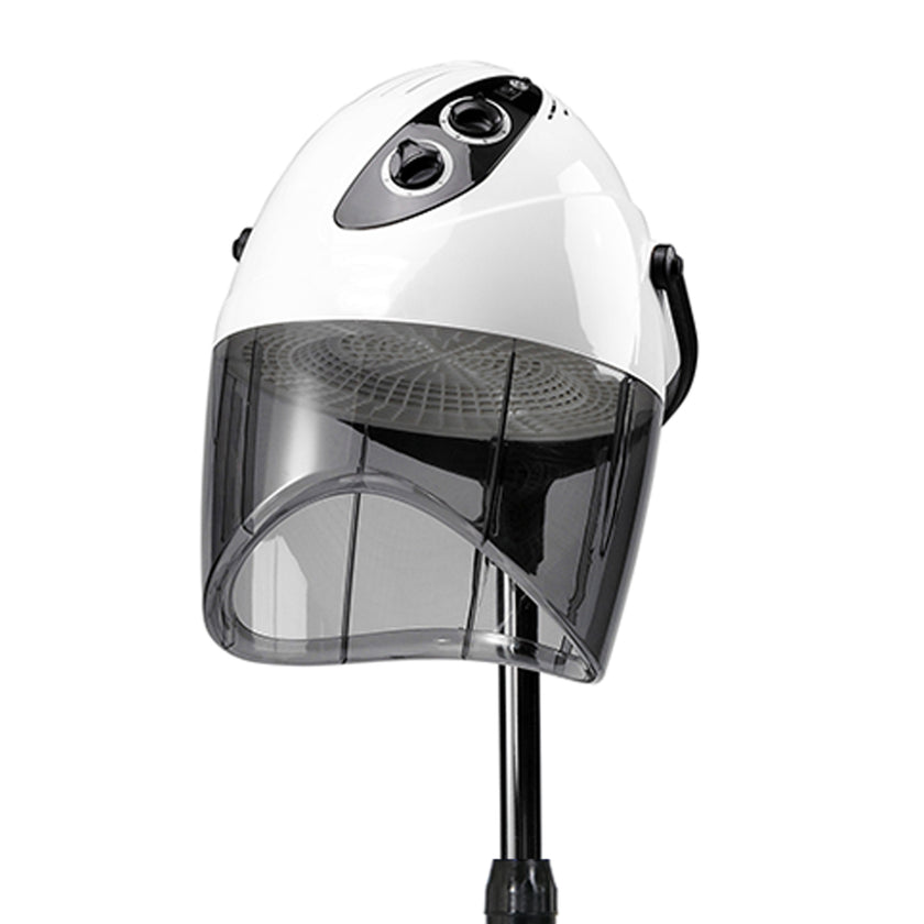 DUFFY drying helmet white floor model
 2 speeds, 4 legs