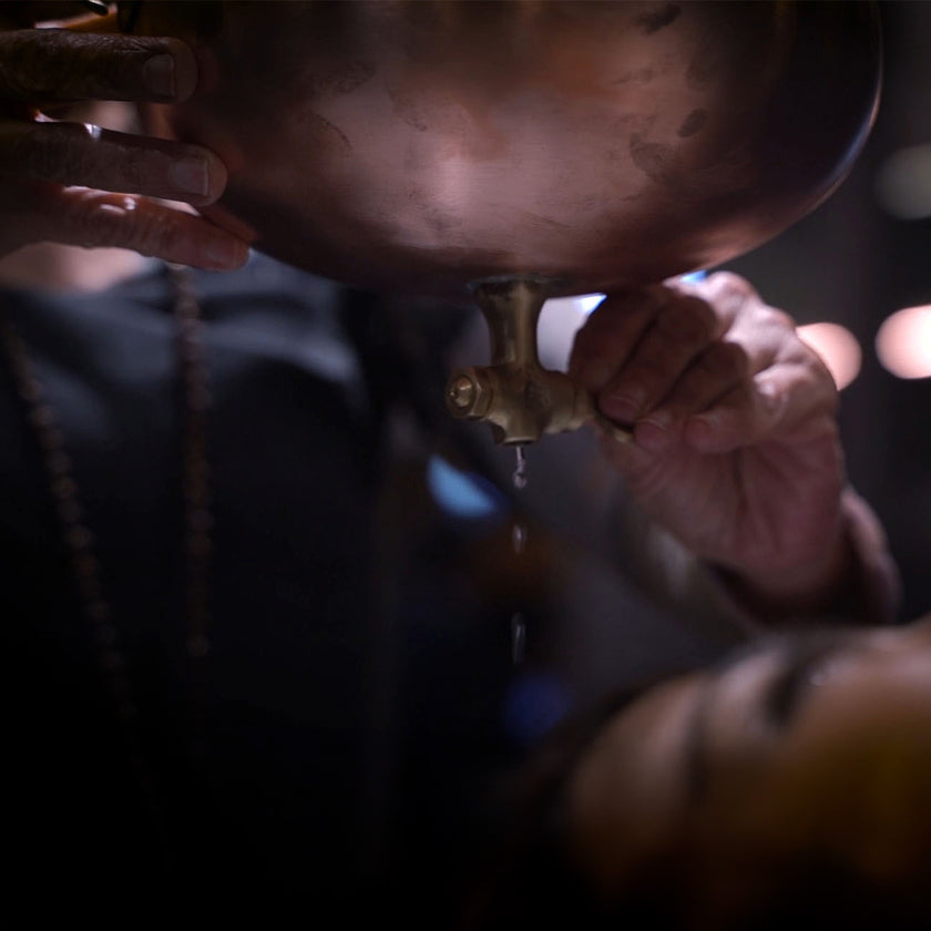 SKYLINE massagevask m/hvid kumme M01