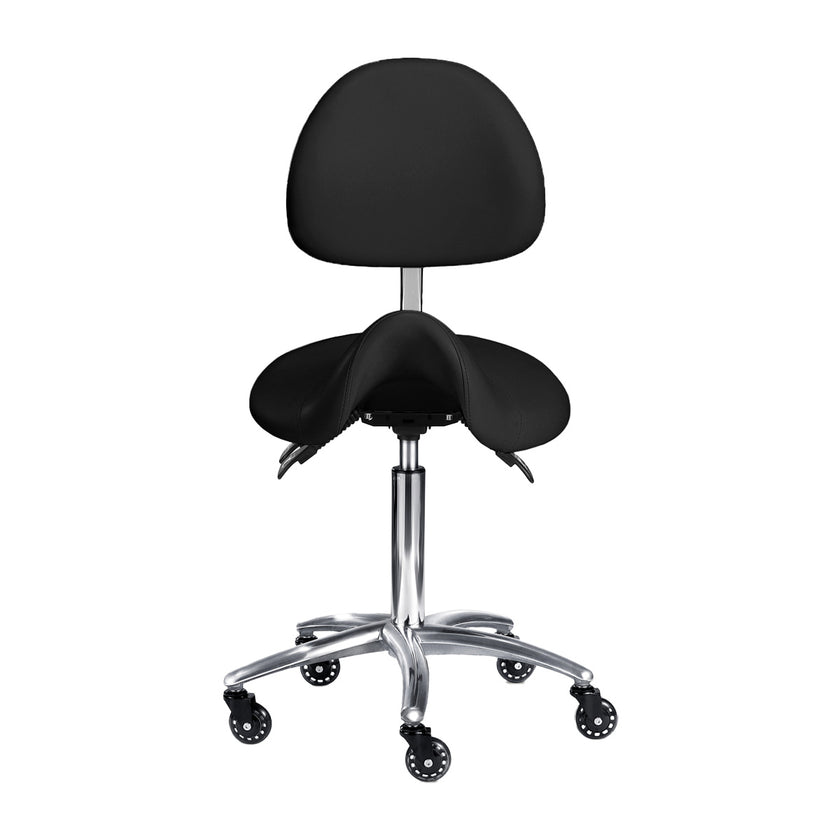 ELI BLACK saddle shearing chair w/back+tilt