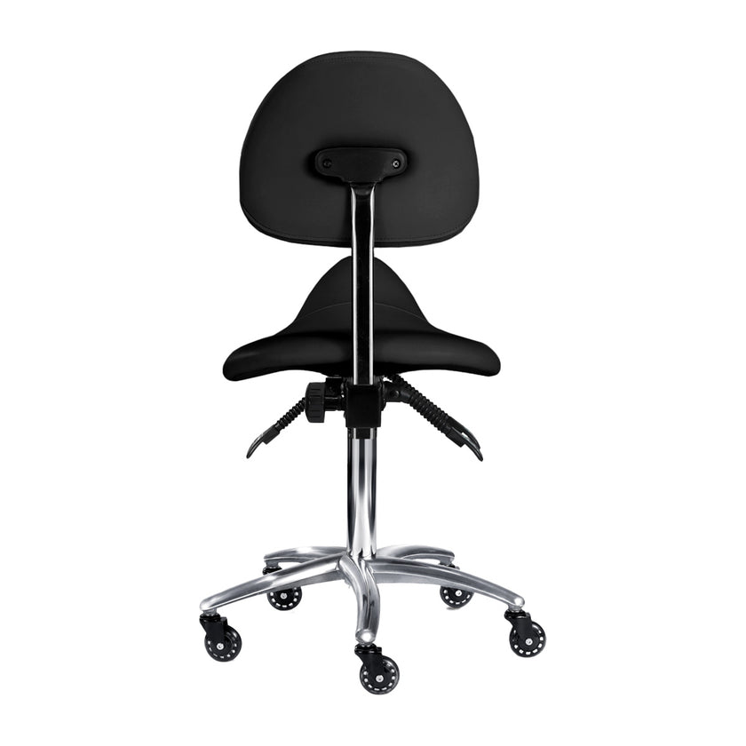 ELI BLACK saddle shearing chair w/back+tilt