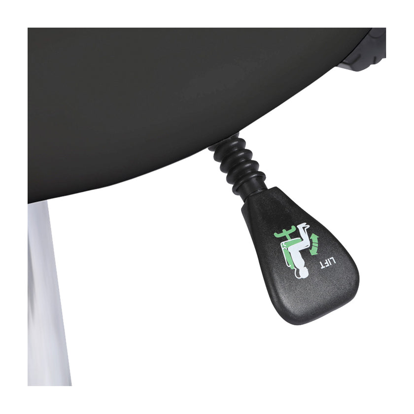 ELI BLACK saddle shearing chair w/back+tilt