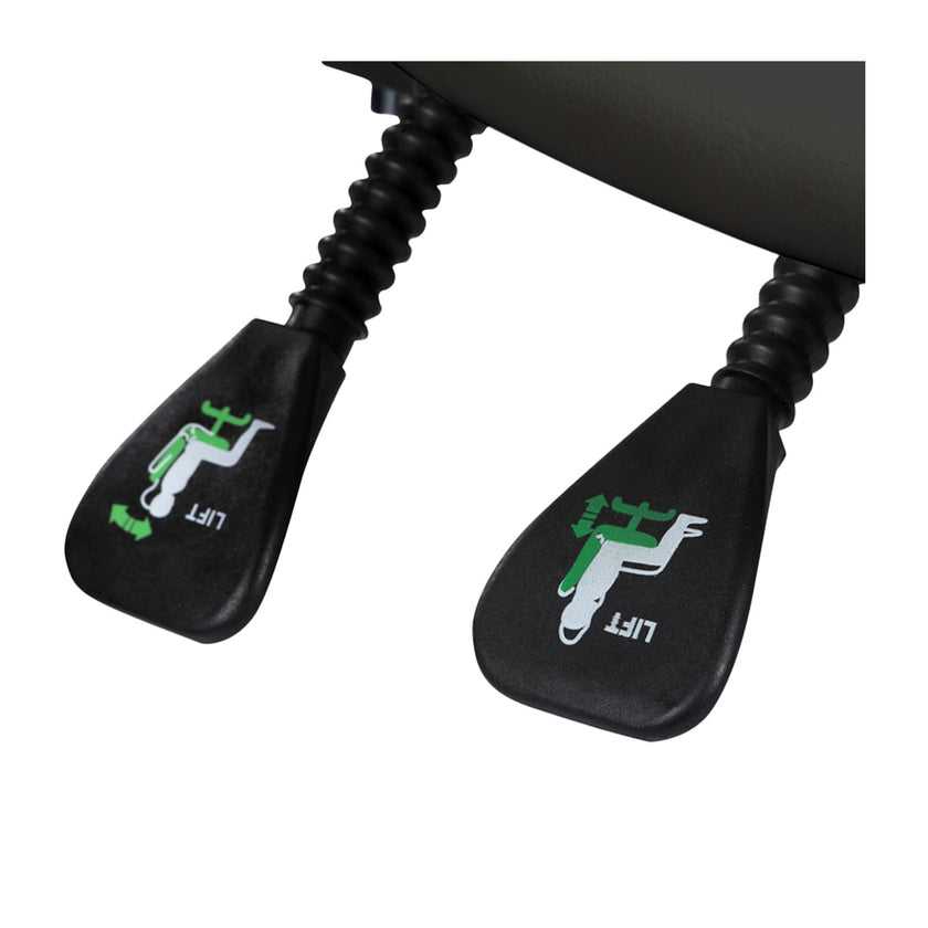 ELI BLACK saddle shearing chair w/back+tilt