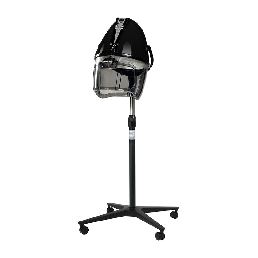 EGG drying hood black floor model
 5 speeds, 4 legs