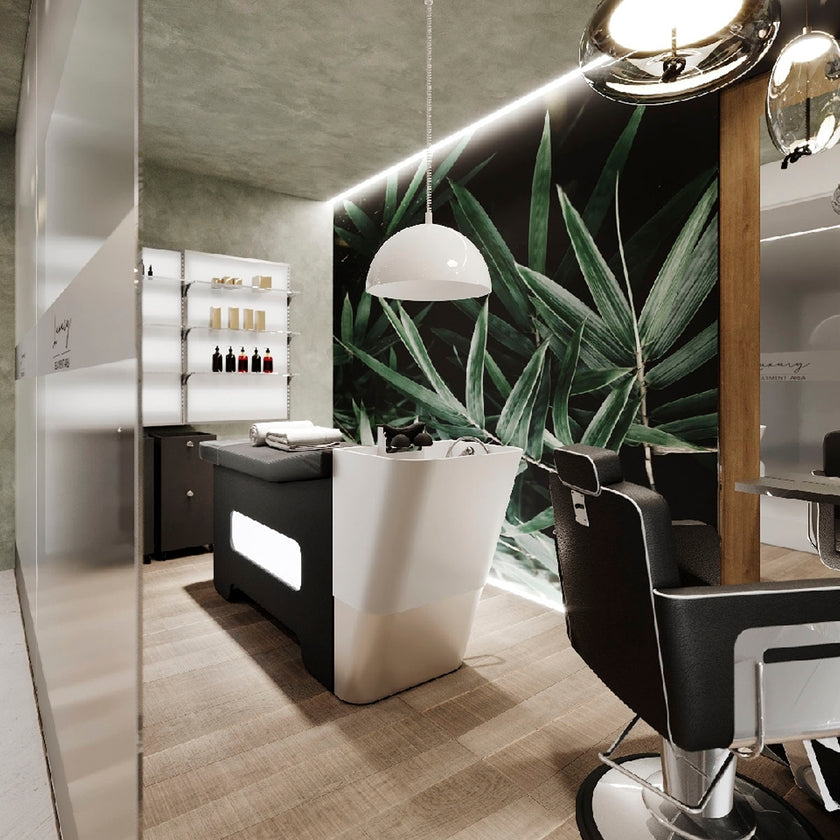 FABLE massage-bath w/white basin B01