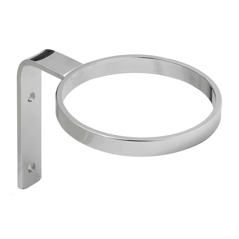Hair dryer holder wall chrome