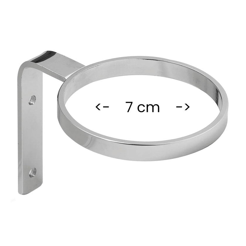 Hair dryer holder wall chrome