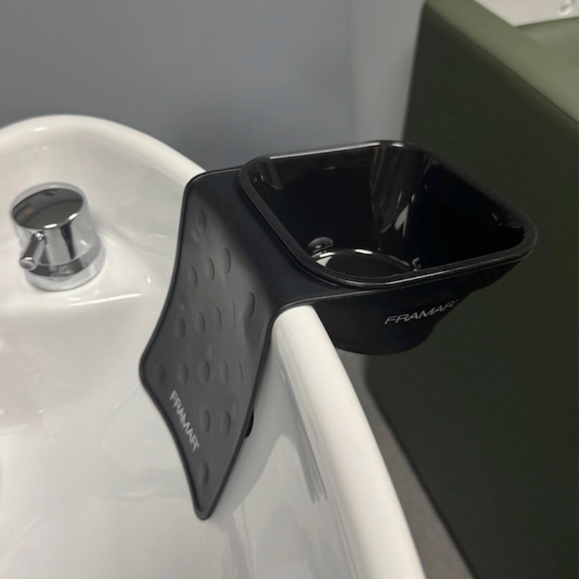 FRAMAR paint bowl holder w/suction cup + 2 bowls