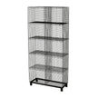 GRID CABINET salgsreol m/ben RUSTIC GREY