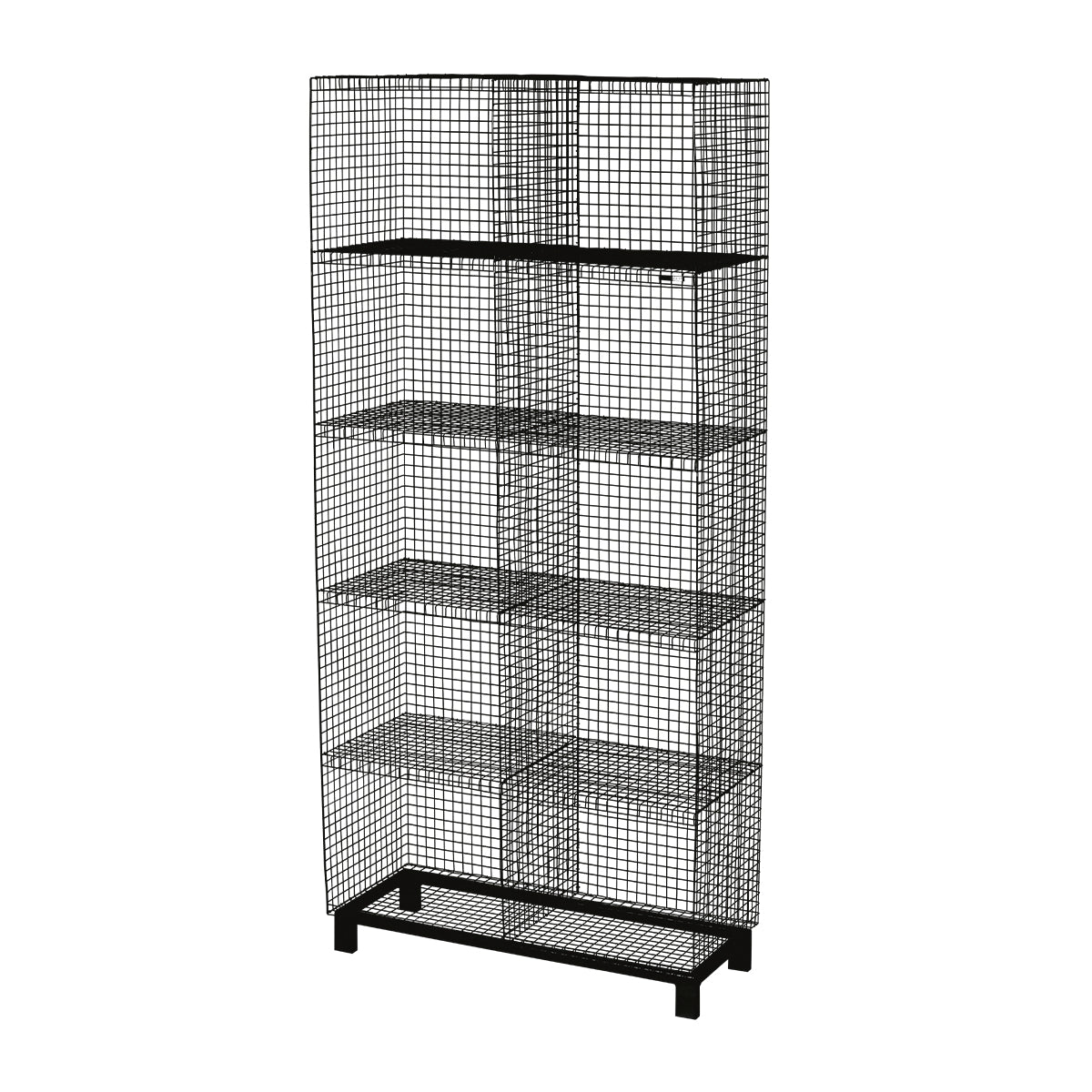 GRID CABINET salgsreol m/ben RUSTIC GREY