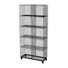 GRID CABINET salgsreol m/ben RUSTIC GREY