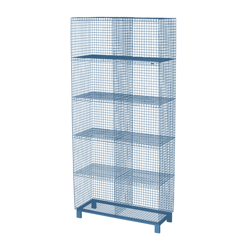 GRID CABINET salgsreol m/ben RUSTIC GREY