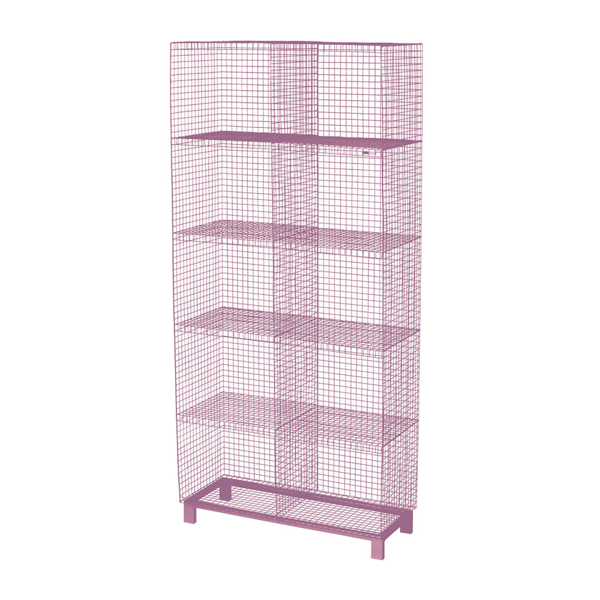 GRID CABINET salgsreol m/ben RUSTIC GREY
