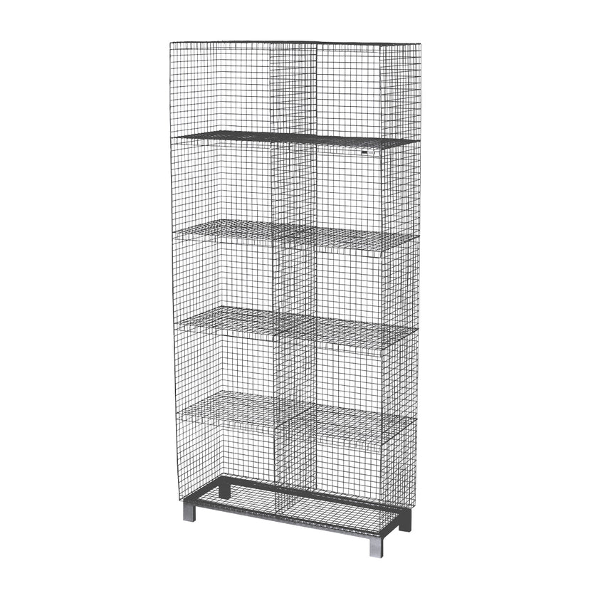 GRID CABINET salgsreol m/ben RUSTIC GREY