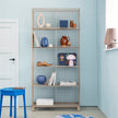 GRID CABINET salgsreol m/ben RUSTIC GREY