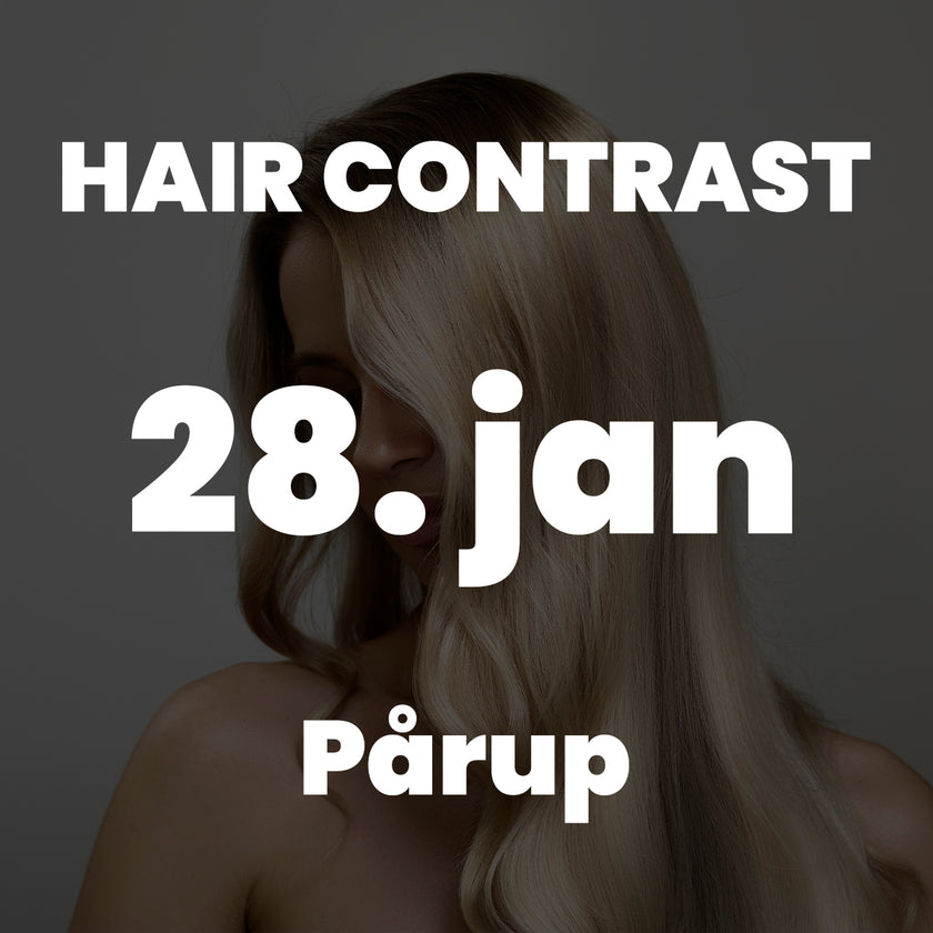PÅ EDU Hair Contrast Certificering  
d. 28/1 26 kl. 9.00-15.30 
Frisørland, Juuls Vej 7 Pårup, 7442 Engesvang