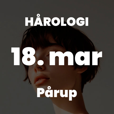 PÅ EDU HÅROLOGI Be Unique 
d. 18/3 26 Kl. 9.30 - 15.30
Frisørland, Juuls Vej 7, Pårup, 7442 Engesvang