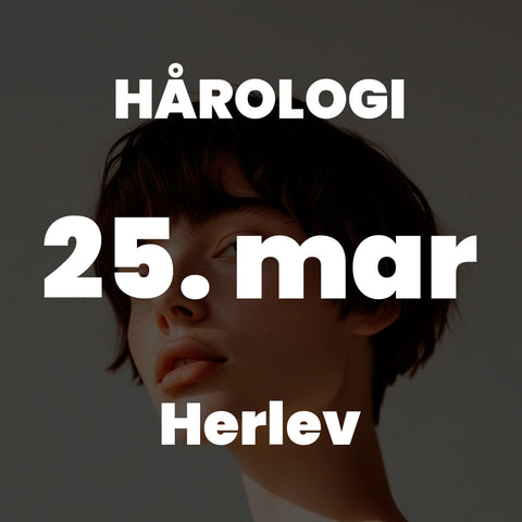 HER EDU HÅROLOGI Be Unique 
d. 25/3 26 Kl. 10.30 - 16.30
Frisørland, Virkeholm 3B, 2730 Herlev