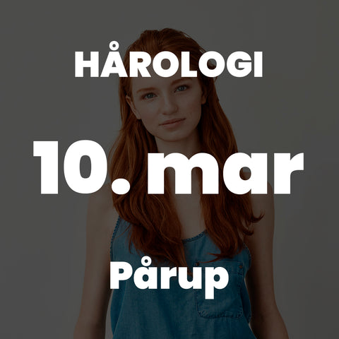 PÅ EDU HÅROLOGI Color Foundation  
d. 10/3 26 Kl. 9.30 - 16.00
Frisørland, Juuls Vej 7, Pårup, 7442 Engesvang