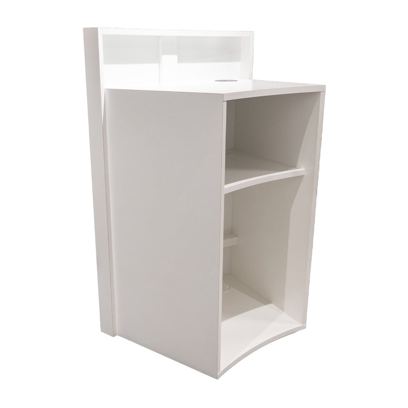 HELLO MINI counter matt white w/shelf