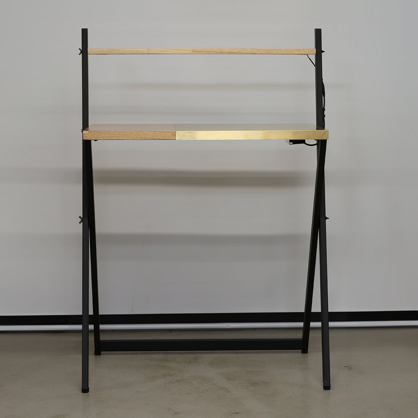 DEMO IRIS mixing desk w/LED in metal and wood look