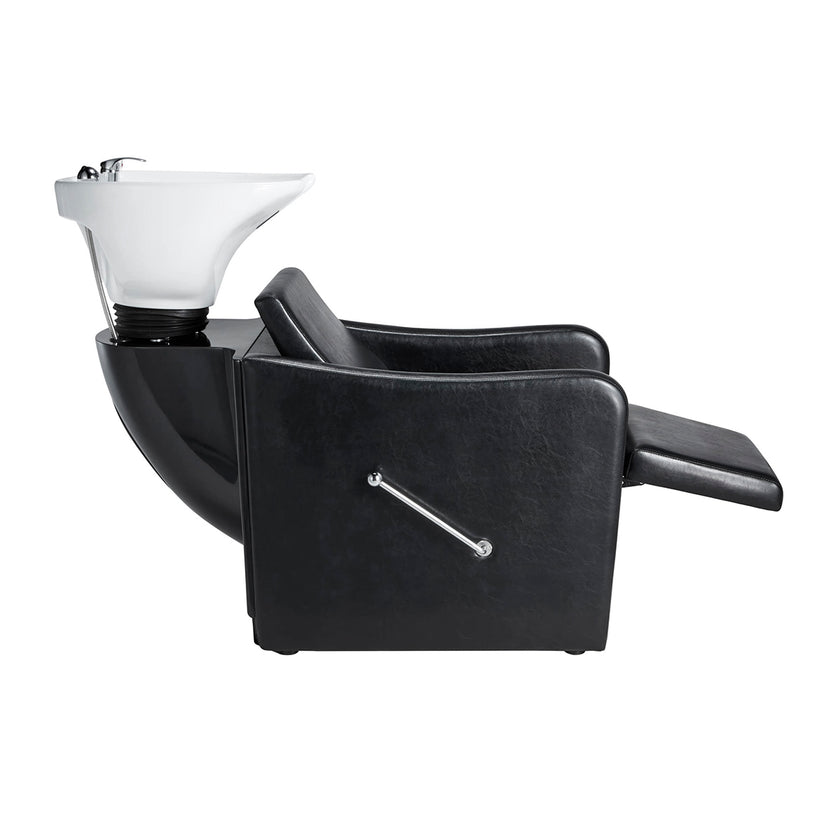 JORDAN washstand w/white basin and manual legrest