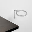 Hair dryer holder wall chrome