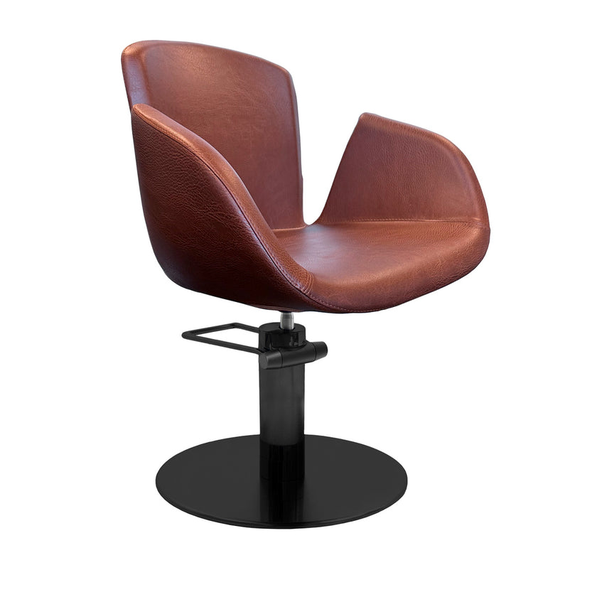 LILIUM hairdressing chair w/cross base 5Y B01