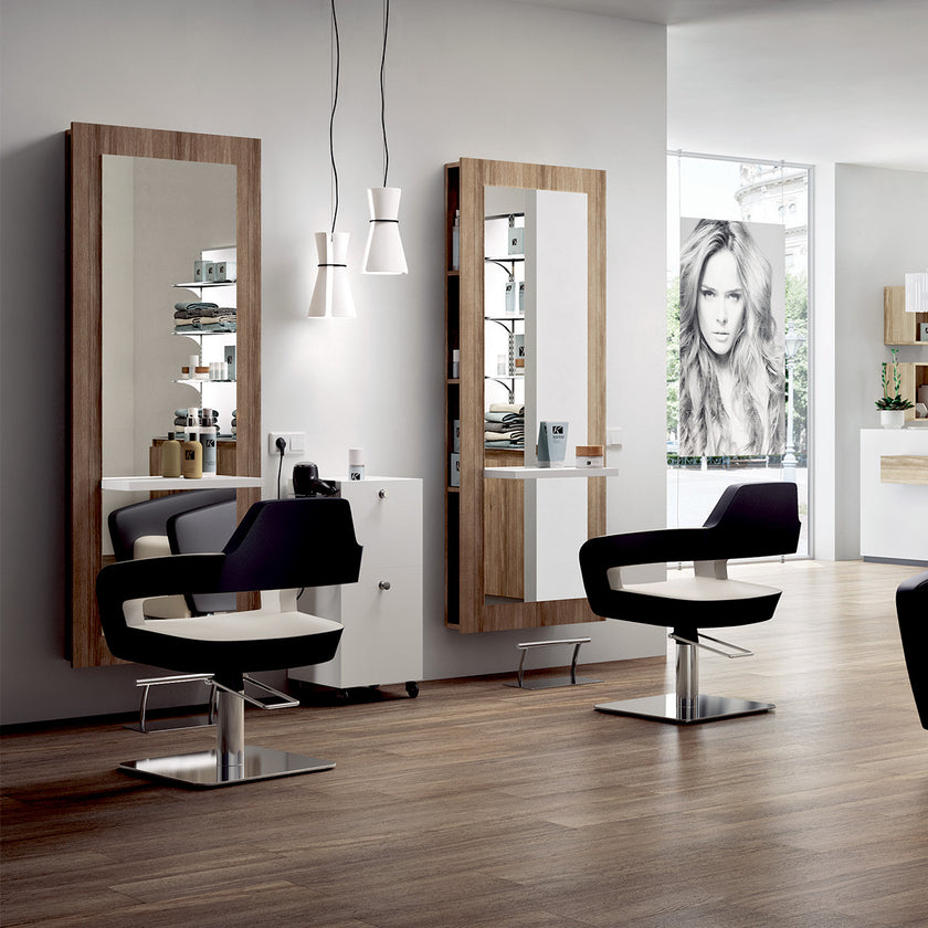 MIAMI barber chair w/cross base 5Y B01