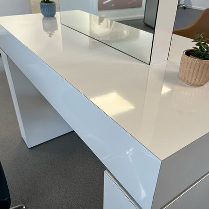 DEMO OASIS dobbeltkonsol 2P hvid højglans