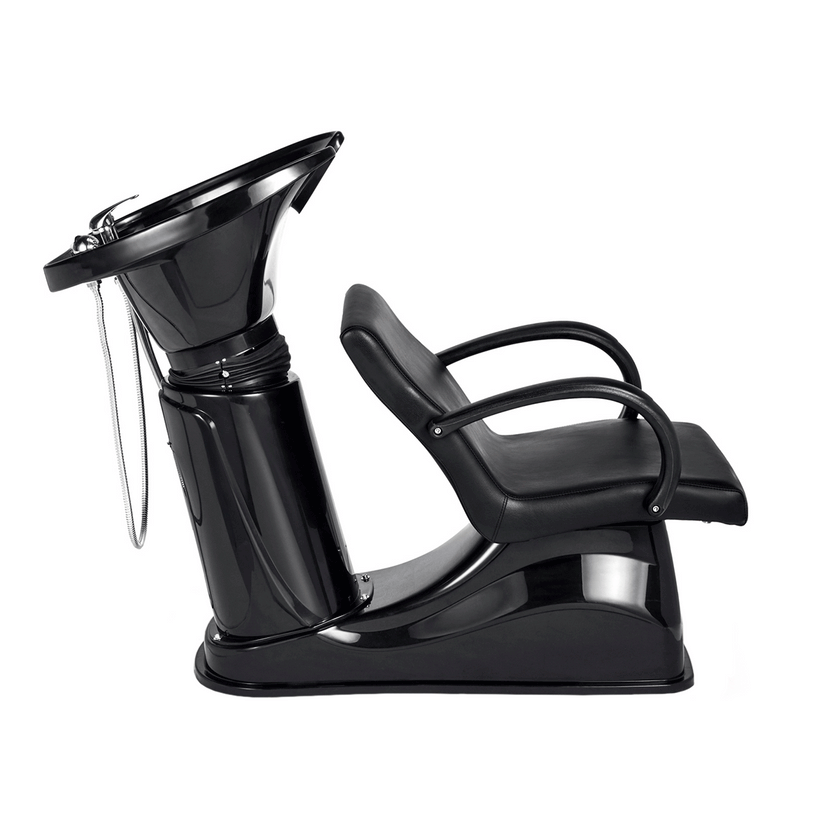 OLIVER washstand w/black plastic bowl