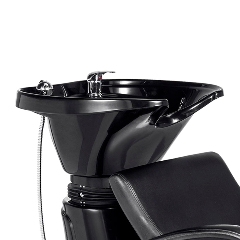 OLIVER washstand w/black plastic bowl