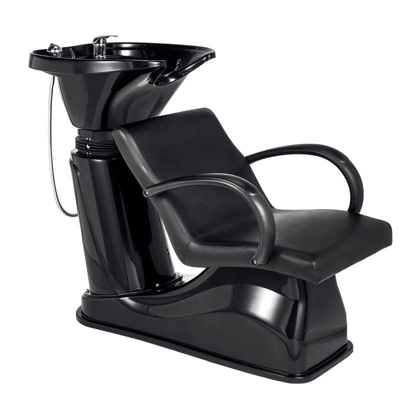 OLIVER washstand w/black plastic bowl