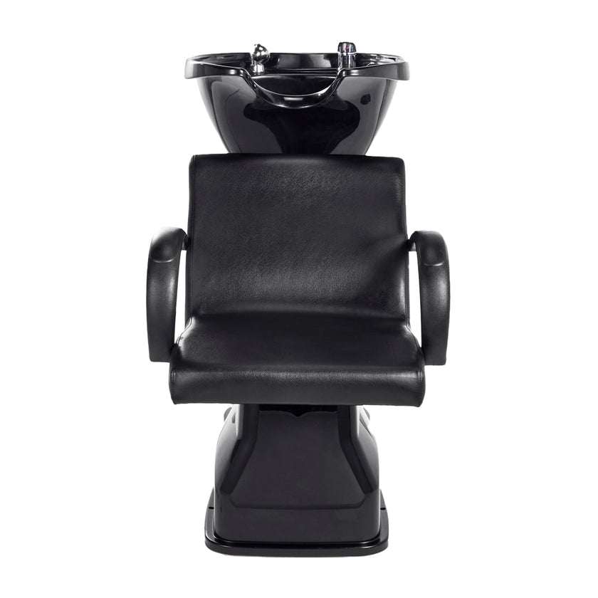 OLIVER washstand w/black plastic bowl