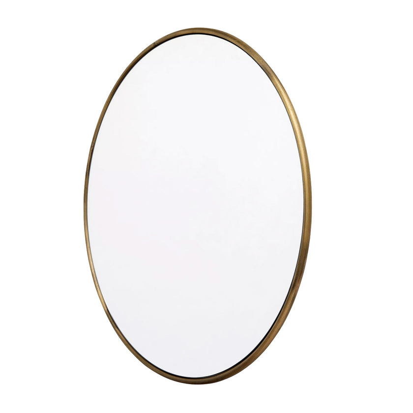DEMO Copenhagen wall mirror Ø80 Antique brass