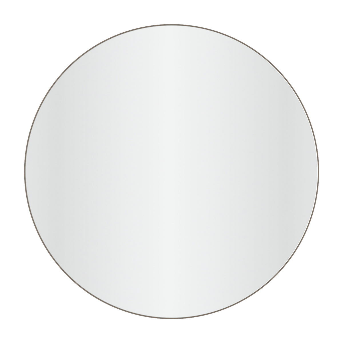REFINE frisørspejl brun Ø100cm m/ramme