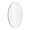 REFINE frisørspejl brun Ø100cm m/ramme