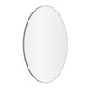 REFINE frisørspejl brun Ø100cm m/ramme