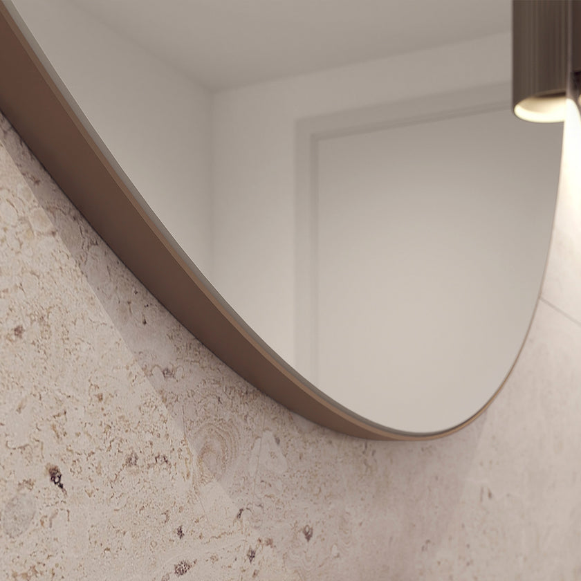 REFINE hairdressing mirror Ø100cm w/frame